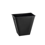 Cordoba Collection Sleek Wastebasket Liner, 12 Quart, Black